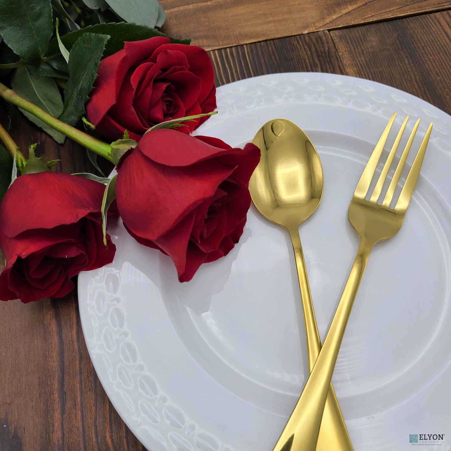 Elyon Tableware® - Wholesale Flatware Set - 20-Piece Colored Flatware Set Stainless Steel Service for 421