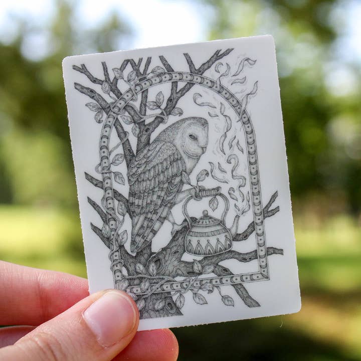 Twilight Tea | Adhesivo de vinilo para venta al por mayor de Mackenzie Myrick Studio