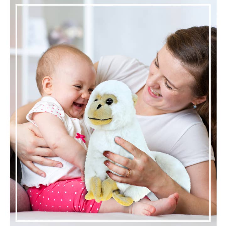 Cota Global - Venta al por mayor Peluche - Niños y bebés - Súper Suave de Peluche - Mono Ardilla Blanco5