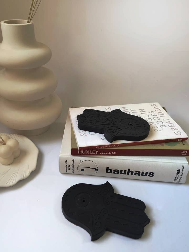 Hand of Fatima incense burner holder. for wholesale by Kndly home