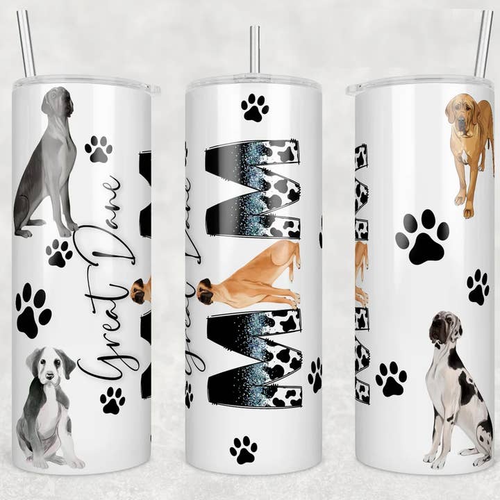 Hund Deutsche Dogge Mama | Tumbler für den Großhandel von Designs by Robyn