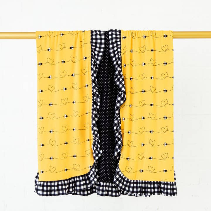 Bumble und Kind Ruffle Wende-Decke für den Großhandel von Dreamiere