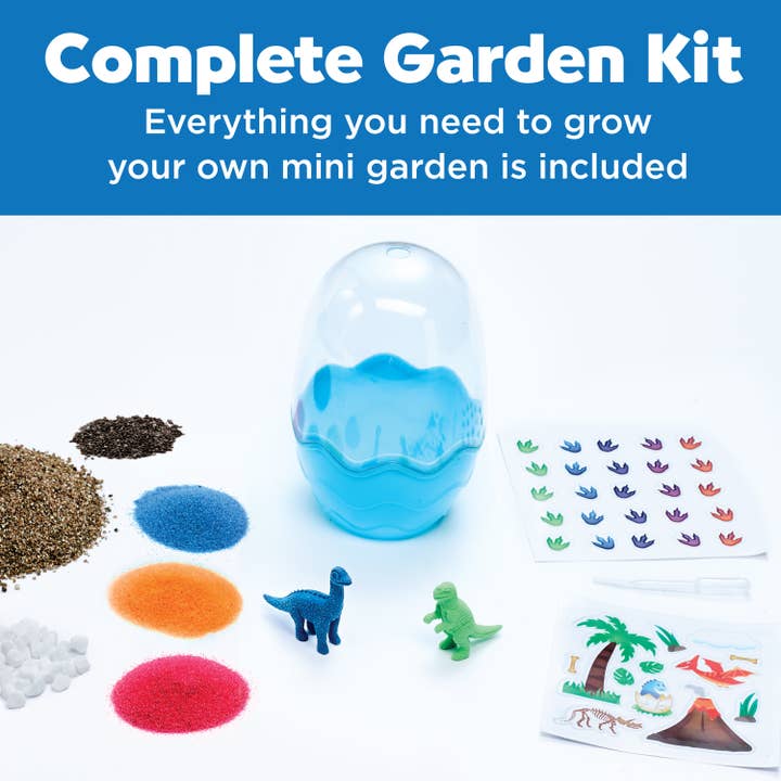 Faber-Castell / Creativity for Kids - Wholesale DIY Craft Kit - Kids - Grow a Mini Garden – Dinosaur - DIY Craft Kit for Kids