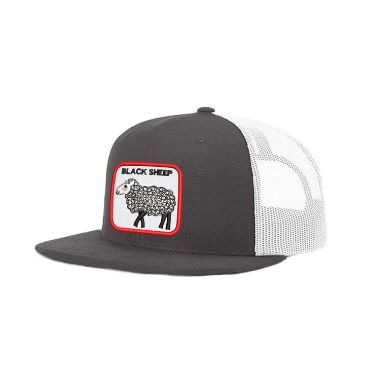 Multi-Vendor Sales - Wholesale Trucker Hat - Unisex - The Black Sheep Animal Patch Embroidered Trucker Hat6