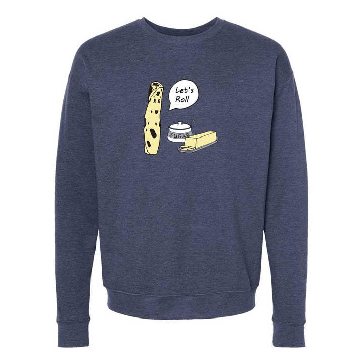 Lefse - Molleton à encolure ras-du-cou Let's Roll North Dakota pour la vente par Wheatheadz