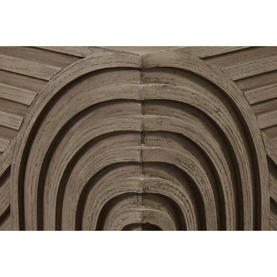 LOOMLAN - Vente Tables d'appoint - Table carrée Serenity - Table d'appoint extérieure marron4