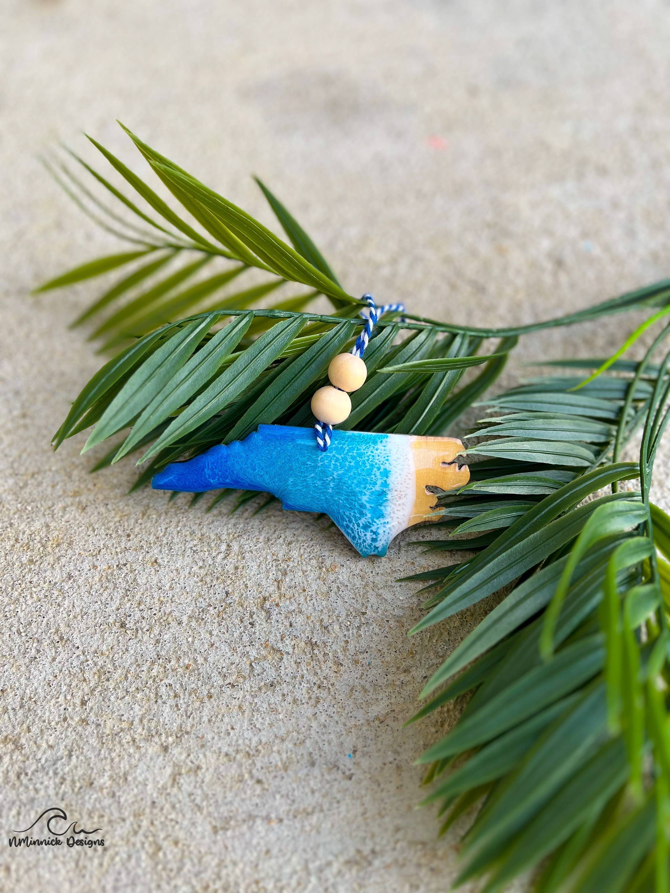 NMinnick Designs - Wholesale Ornament - North Carolina Beach Ornament2