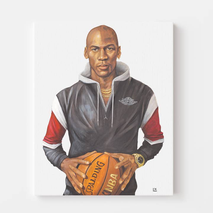 Michael Jordan Canvas Print for wholesale by LX Artworks
