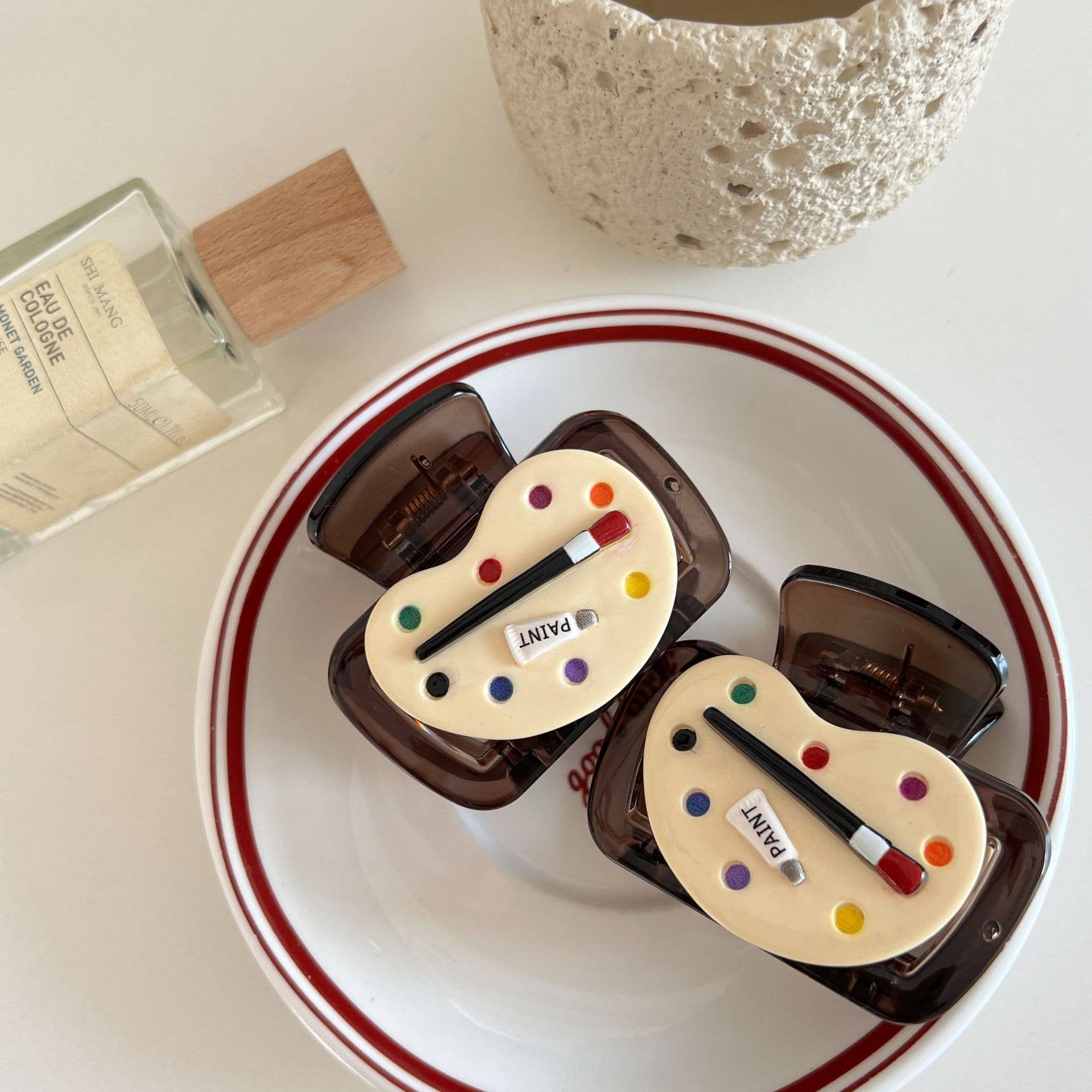 Malingpalette Kreativ Kunstner Malerpalet Kunst - Inspirerede Hårklemmer for engroshandel på Faire2