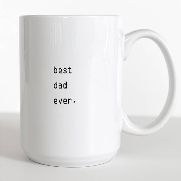 P E T I T R U E - Wholesale Coffee Mug - 15oz Father's Day Mug Best Dad Ever Coffee Mug1