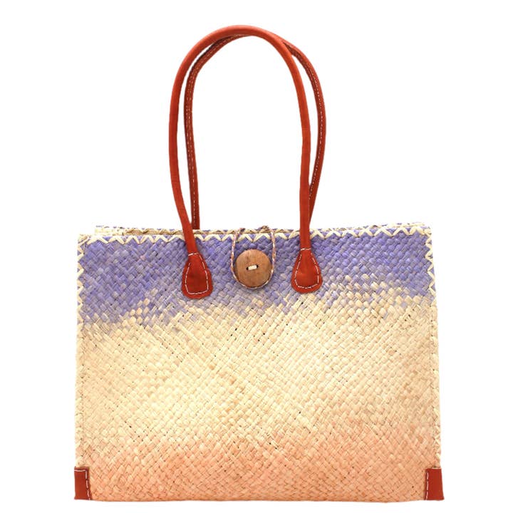Shebobo - Wholesale Shoulder bag – Unisex - Zafran Holden Ombre Straw Beach Bag9