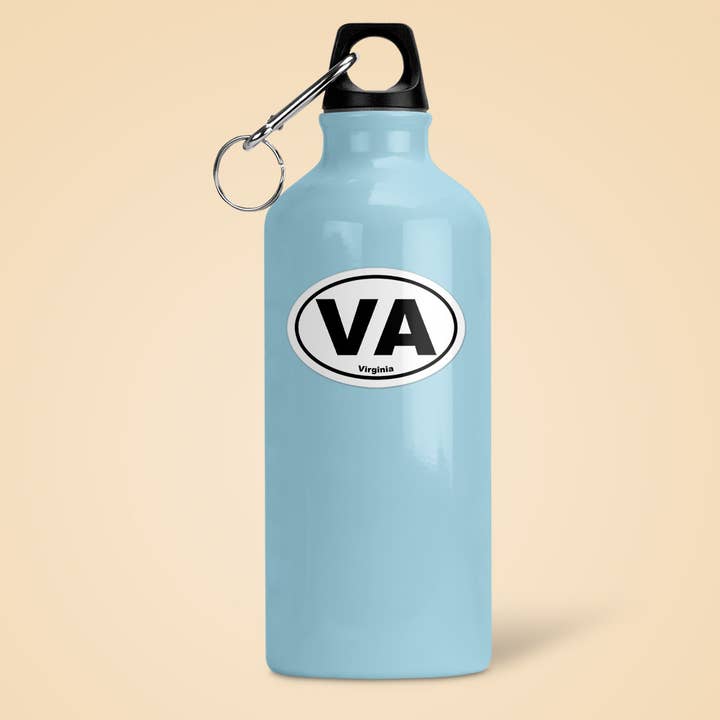 CJ's Sticker Shop - Wholesale Sticker - Virginia VA State Oval Sticker Vinyl Decal1
