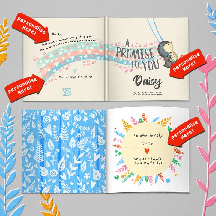 Personalised 'Promises To You' Book for wholesale by From Lucy and Co