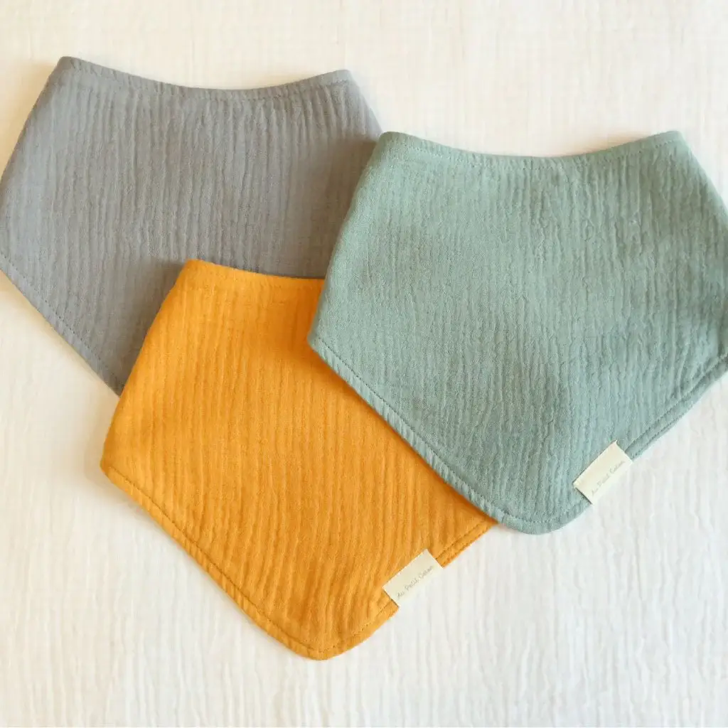 Au Petit Coton – Großhandel Bandana-Lätzchen – Baby-Bandana-Lätzchen TAM aus 100 % Bio-Baumwolle0