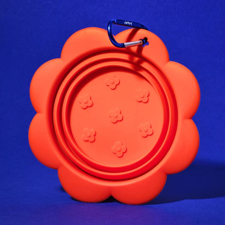 Flower Bowl - Silicone Collapsible Travel Bowl for Dogs for wholesale by JAMPY