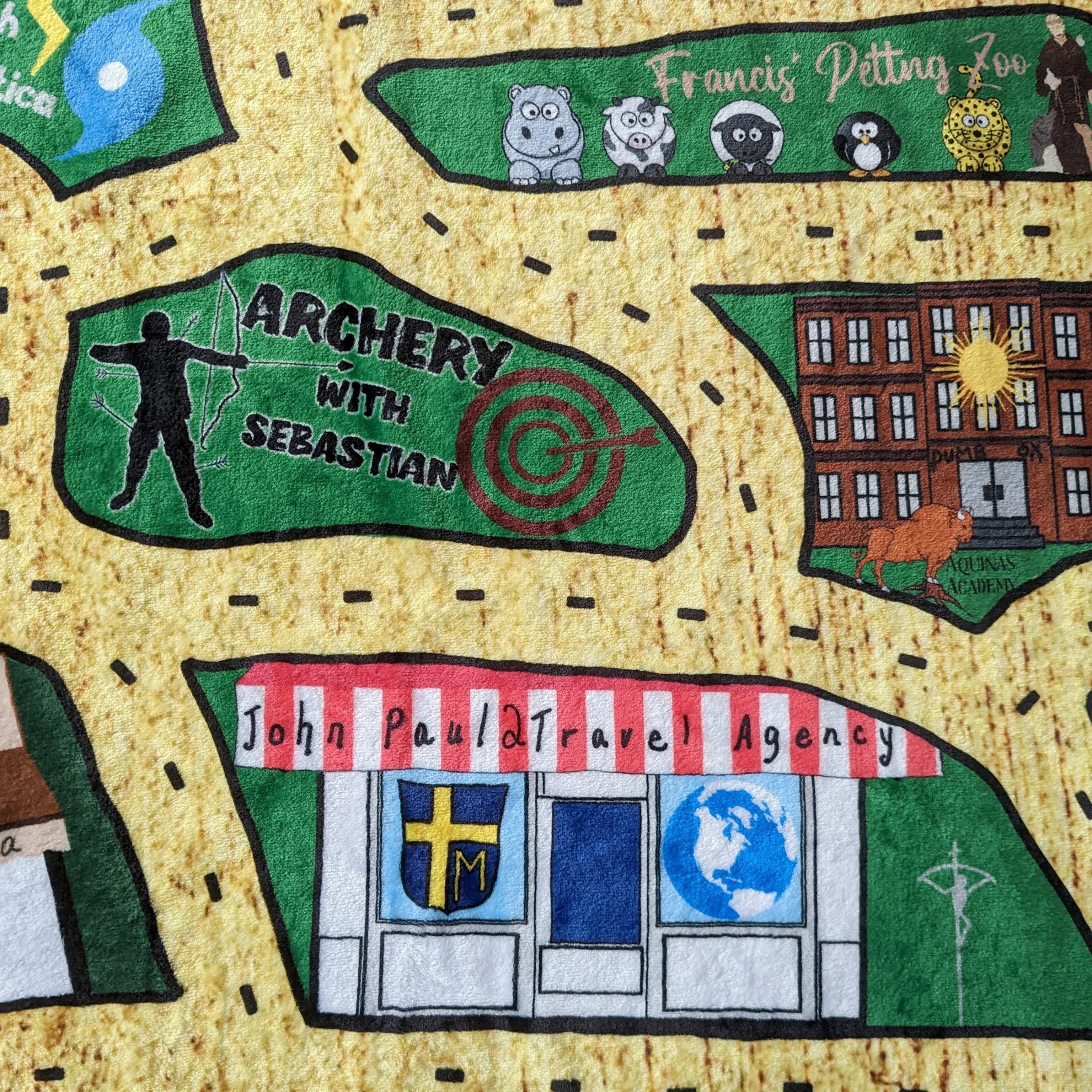 worthy of Agape - Wholesale Play Mat - Kids & Baby - Streets of Gold Play Mat & Blanket4