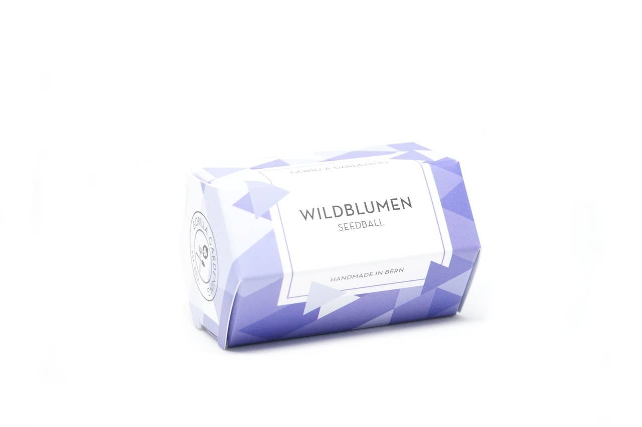 Gorilla Gardening – wholesale Frön – Wildflower seedball i liten pappersask1