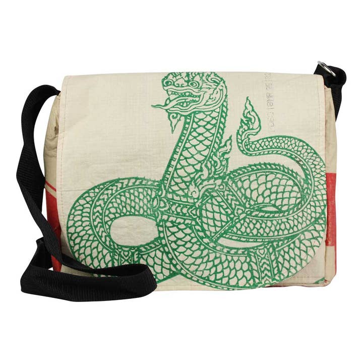 Serpent Small Messenger Bag for wholesale by Malia Designs