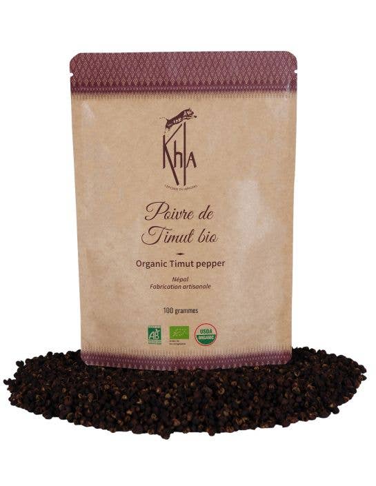 Khla - L'épicerie du Mékong - Vente Poivre/grains de poivre - Poivre de Timut - Biologique - Premium - en grains - 100g2