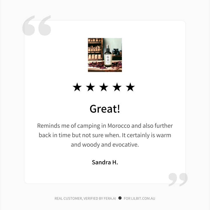 Lil'Bit Better - Wholesale Room & Linen Spray - Warm & Woody Room Spray 250ml - Organic 6