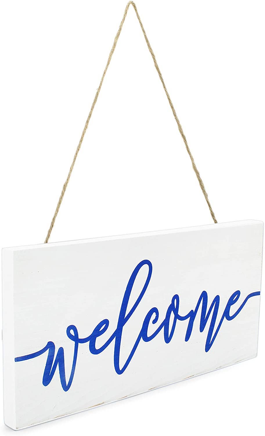 Kurated Korner – Großhandel Schilder – AuldHome Design Weißes Holz-Willkommensschild3