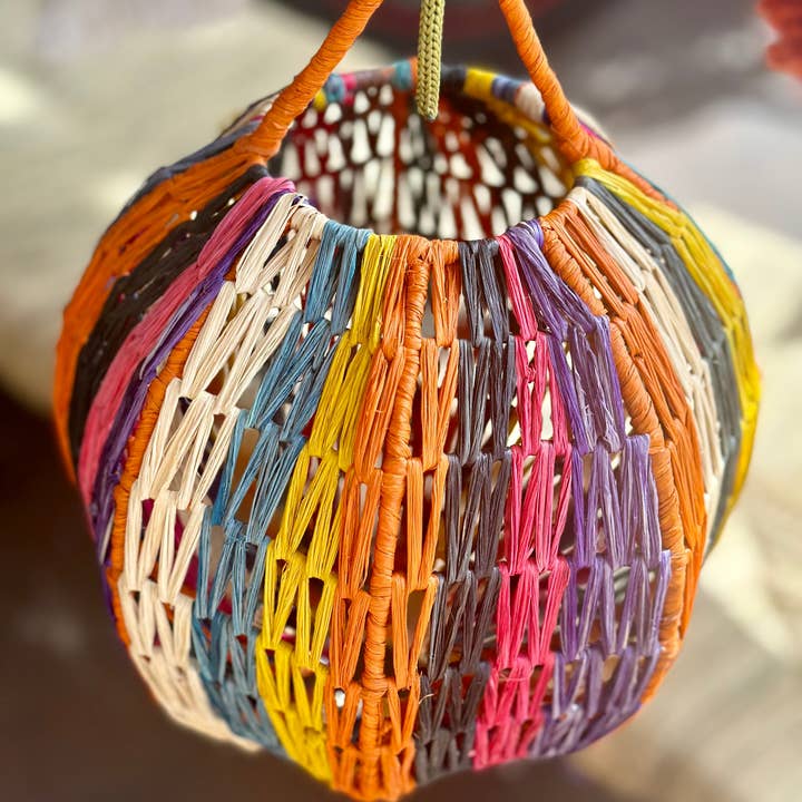 SOUK in the CITY - Wholesale Lamp Shade - YASSI Braided Raffia Lampshade2