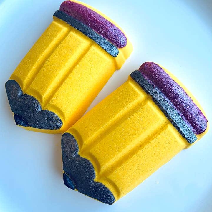 Pencil Pizzazz Bath Bomb (Back to School) for wholesale by Poppy & Thyme