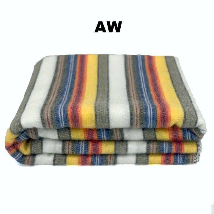 Choice Alpaca Products – wholesale Filtar – Alpacka Bed Filt - Randig81