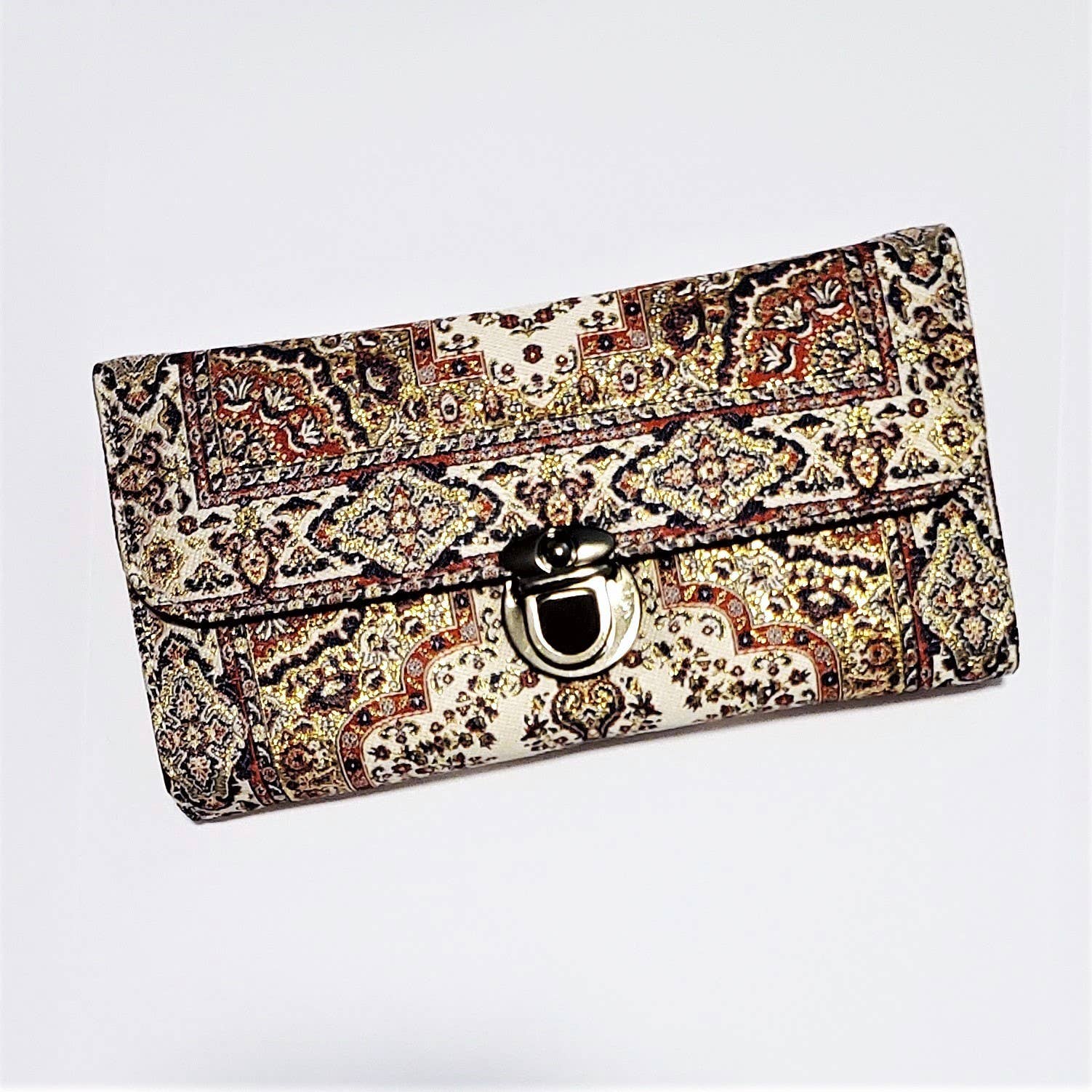 Eclectic Woodchuck - Vente Portefeuille – femme - Portefeuille à bandoulière inspiré des tapis turcs9