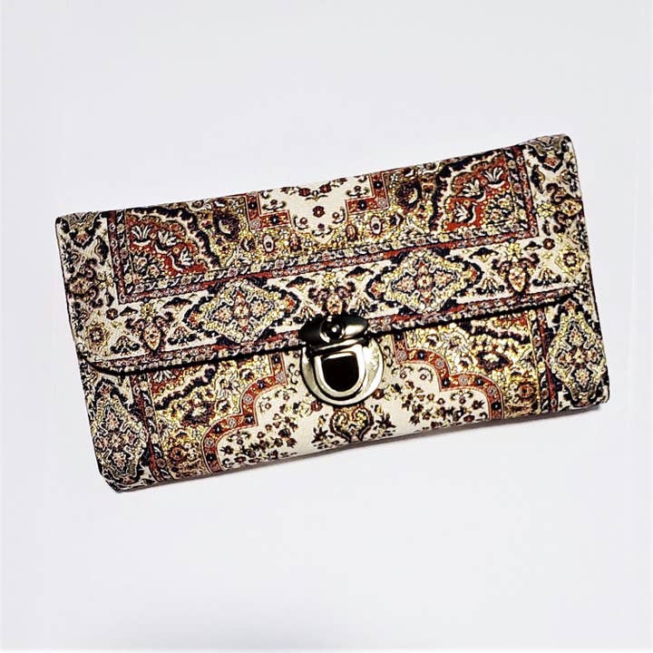 Eclectic Woodchuck – wholesale Wallet – Women's – Turkish Rug Inspired Sling Wallet9