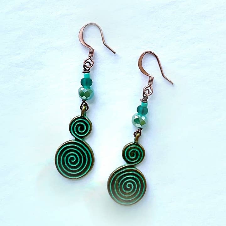 Spiral Earring for wholesale by Spirit Shack