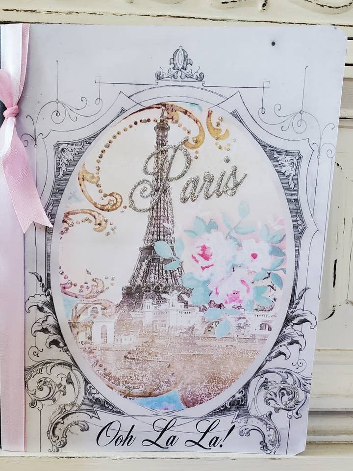 Eiffeltårnet Paris n Roses Journal No for engroshandel hos Little Heart Designs