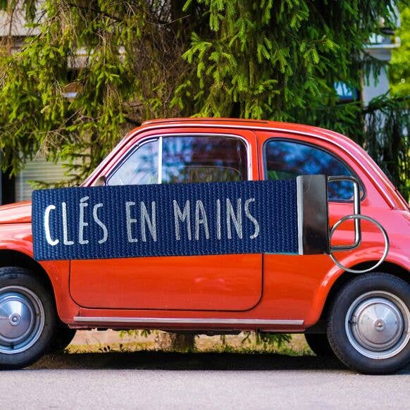 Blue Strap Keychain for wholesale by Alex Doré Paris