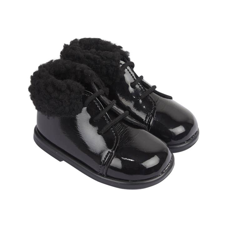 Early Days & Baypods - Vente Bottines – bébé - Botte First Walker H515 avec col Sherpa en coton doux