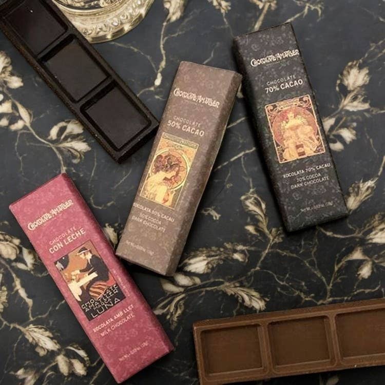 ADG Diffusion - Venta al por mayor Chocolate - BARRA DE CHOCOLATE NEGRO 70% 18g - Expositor de 14 barras2