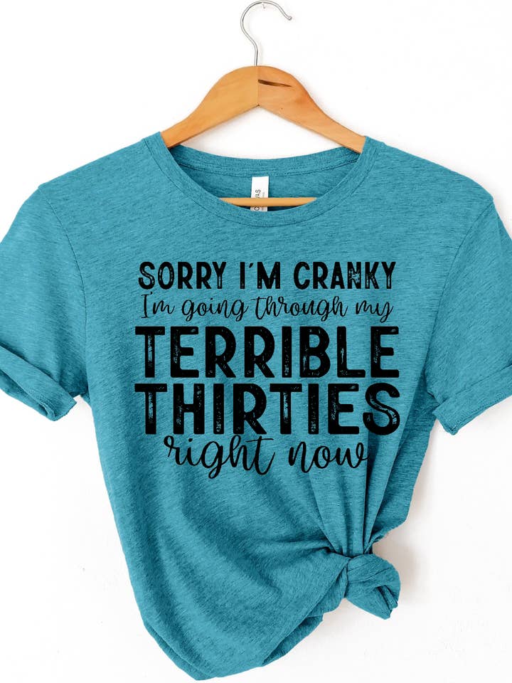 Southern Attitude Designs Inc - Wholesale T-Shirt (Graphic) - Women's - Terrible Thirties0