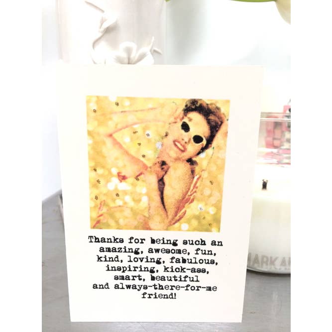 Paperlove Boutique - Wholesale Thank You Card - Thanks for Being Amazing, Awesome…1