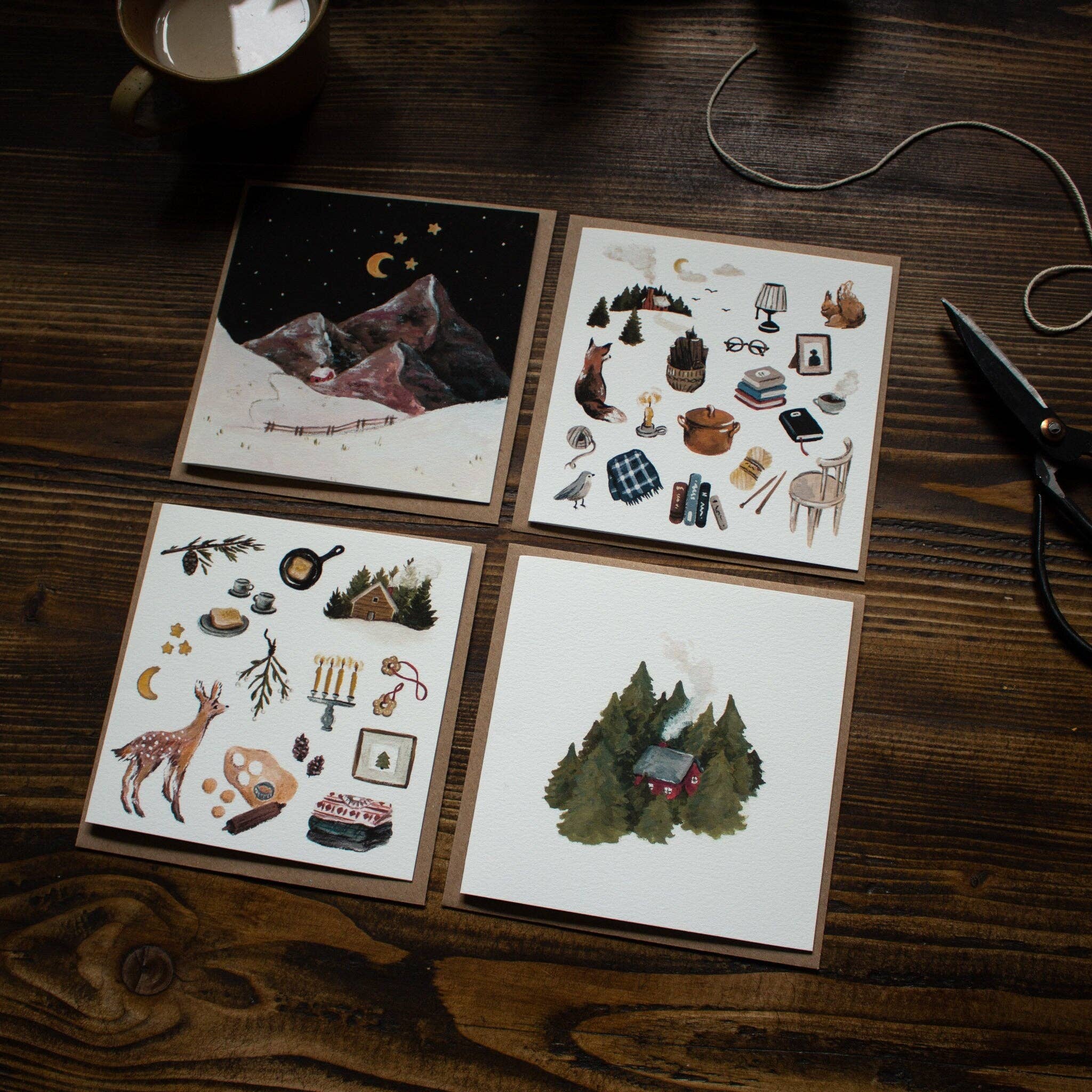 studiosatsch - Wholesale Everyday Greeting Card - Forest Hideaway | Card1