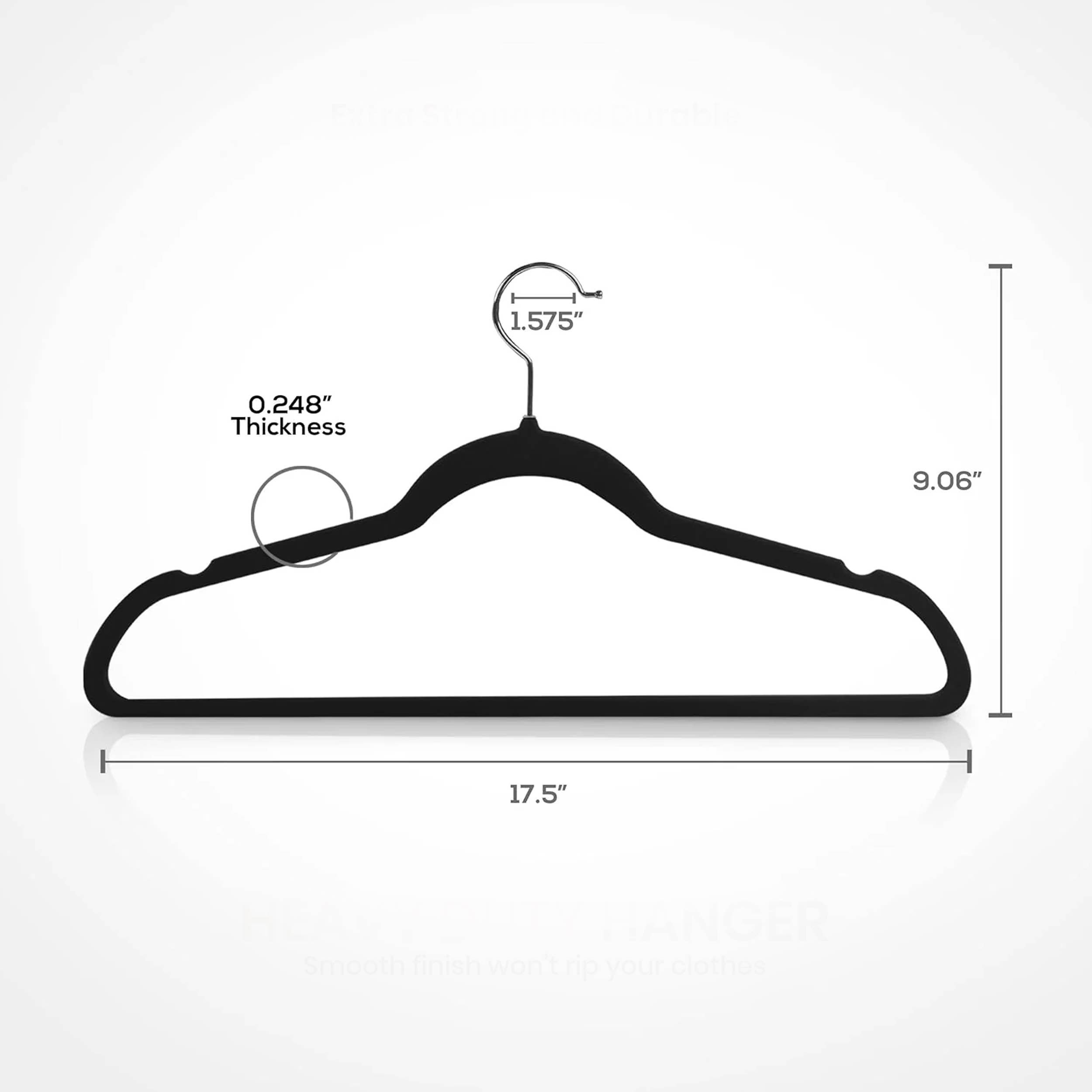Happy PoP - Wholesale Clothes Hangers - Premium Durable Velvet Hangers 1