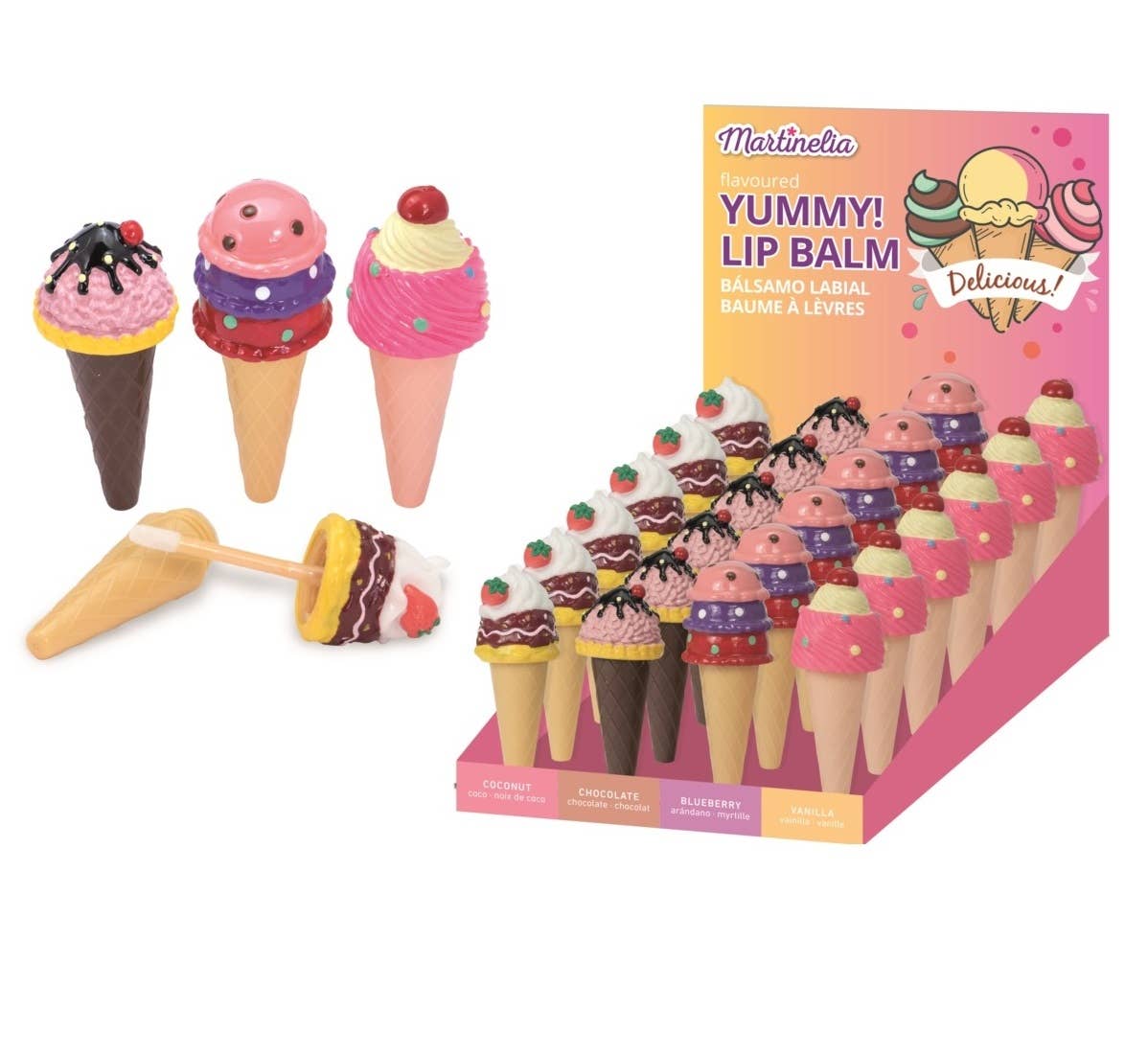 Aquarius Cosmetic SLU - Wholesale Lip Gloss - Martinelia Lip Gloss Yummy Ice Cream