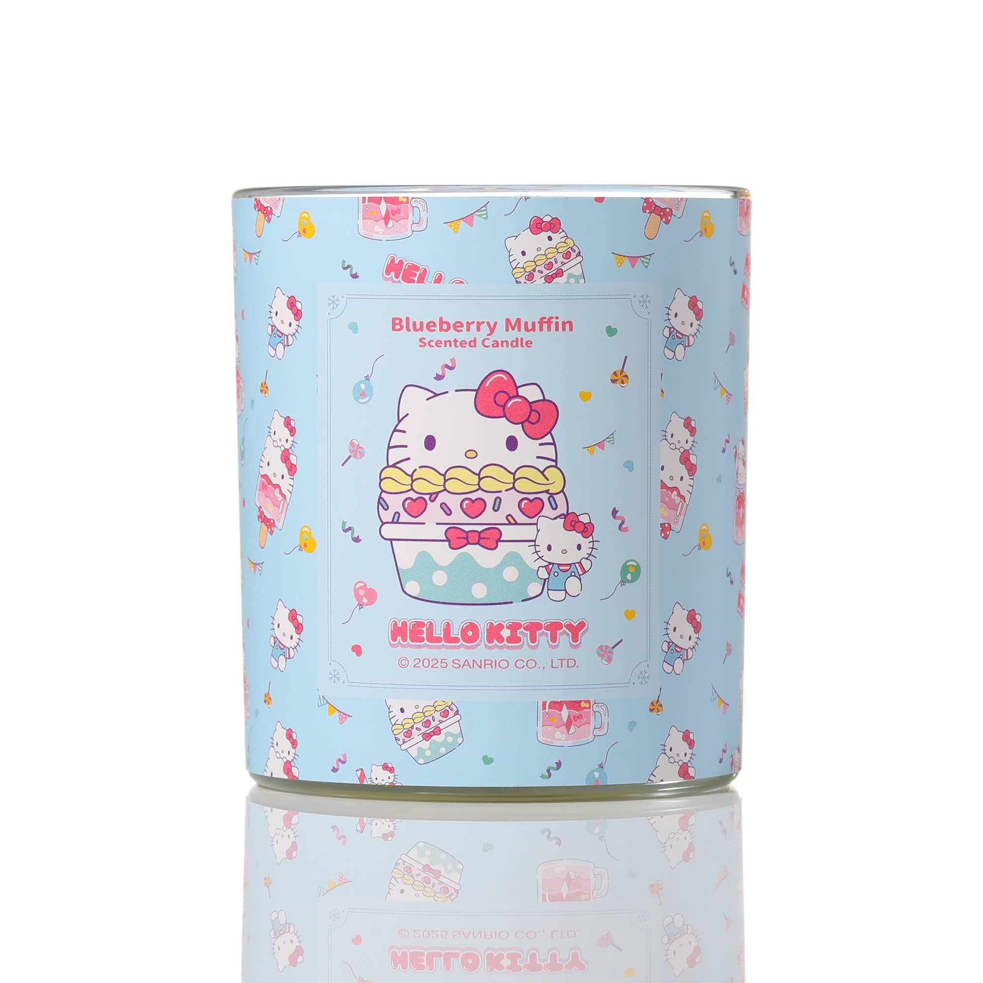 Hello Kitty - Wholesale Novelty Candle - Hello Kitty Original Print Candle, Blueberry Muffin Scent