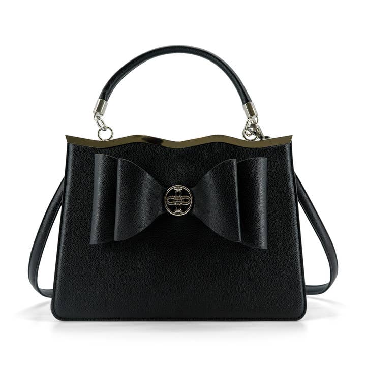 Sac bandoulière Noa structuré à nœud papillon pour la vente par Like Dreams