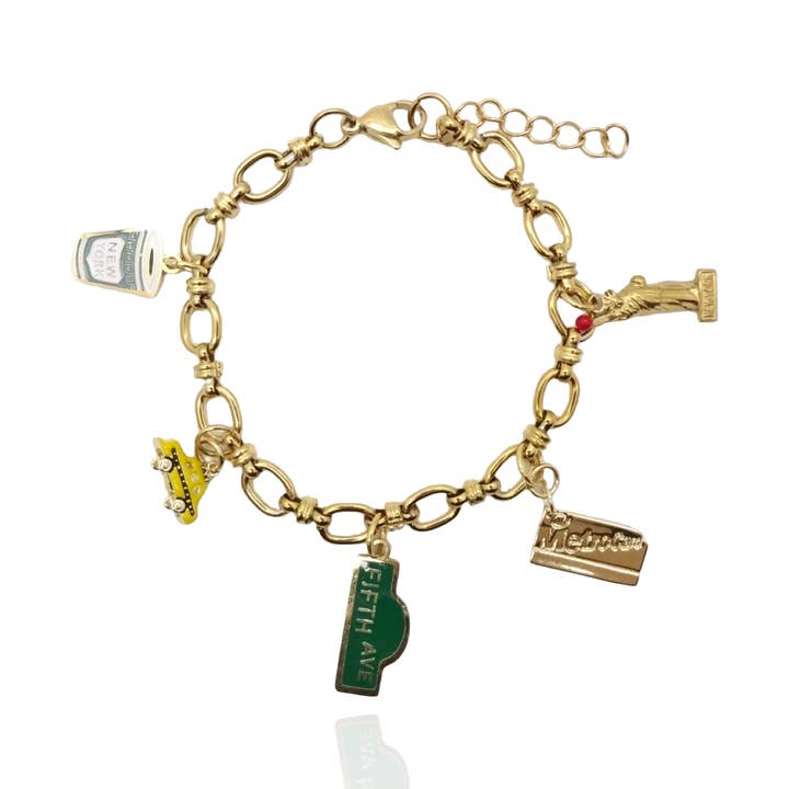 Iconic NYC Charm Bracelet for wholesale by KIKICHIC