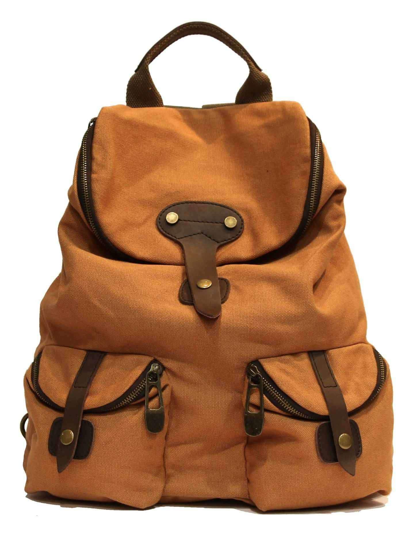 ZEDE PARIS - Wholesale Backpack - Women's - SAINT-PAUL - Canvas and leather backpack57