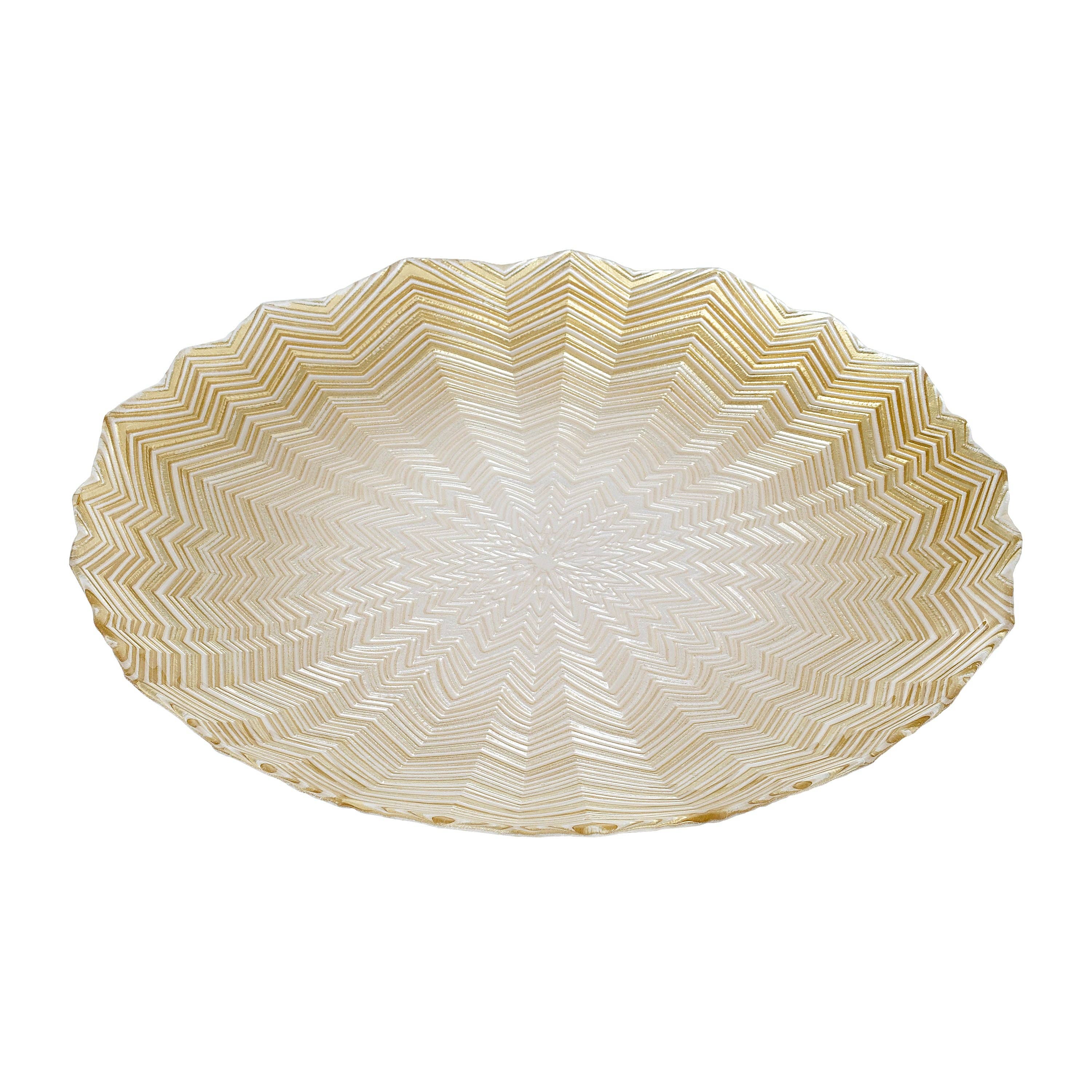 Gifts Plus - Vendita all'ingrosso Sottopiatti - Sottopiatto in vetro da 13" #RL231-811 (Confezione da 12)2