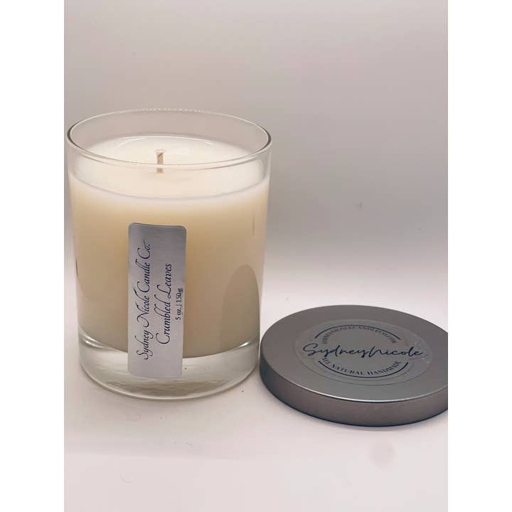 Foglie sbriciolate 5oz per la vendita all'ingrosso da parte di Sydney Nicole Candle Co.