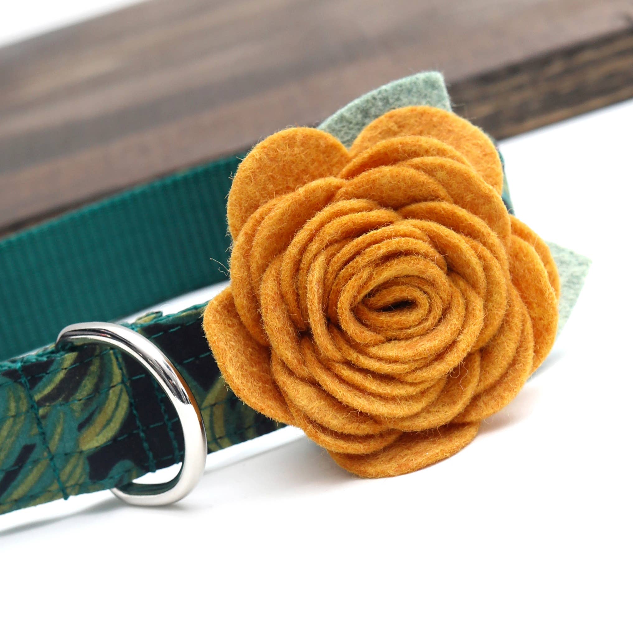 Mimi Green - Vente Collier – chien - Collier pour chien Rose Fleur4