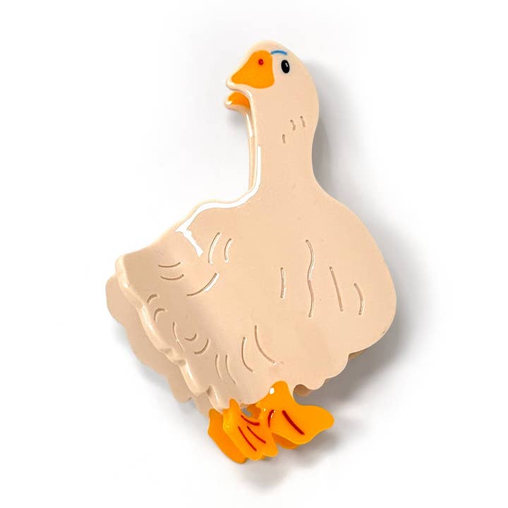 Silly Goose Hair Claw Clip – Playful & Farmcore Fun for wholesale by Rainbow Unicorn Birthday Surprise