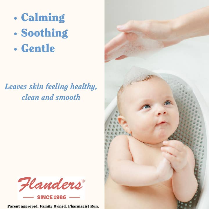 Flanders Skin Care - Wholesale 2-in-1 Shampoo & Body Wash - Baby - Flanders 3-in-1 Bubble Bath, Shampoo and Wash2