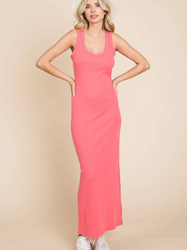 Culture Code - Wholesale Dress - Women's - CRD1616 - SCOOP NECK TANK MAXI DRESS14